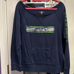 Women’s NFL Pro Line Deconstructed Seattle Seahawks Sweatshirt